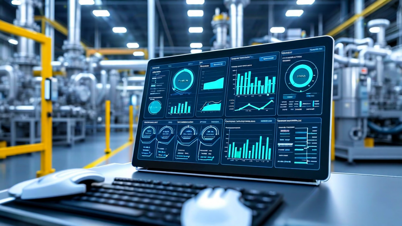 Plant health analytics dashboard displaying equipment failure mode alerts and status